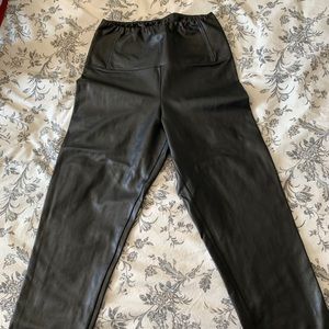 Daria Wilfred Free leather leggings